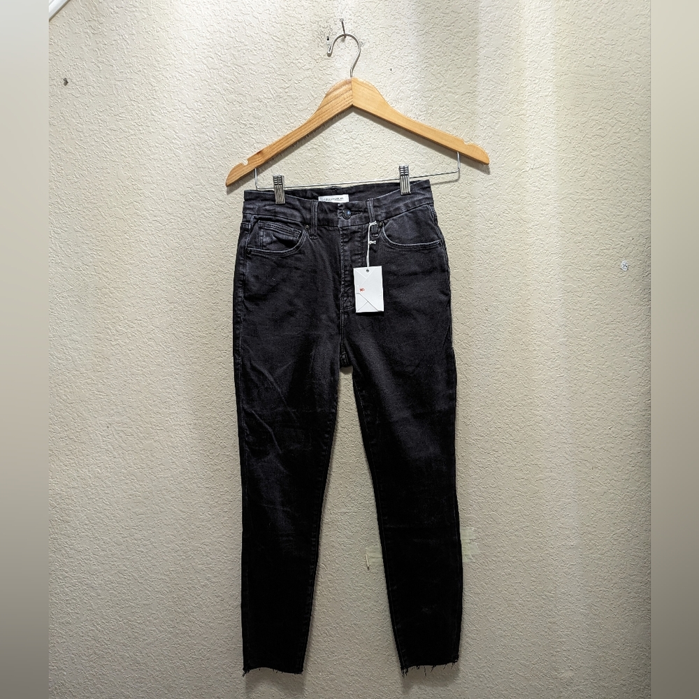 NWT 2/26 Black Good American Jeans